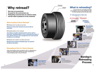 Công nghệ lốp dán Bandag-Bridgestone hình ảnh